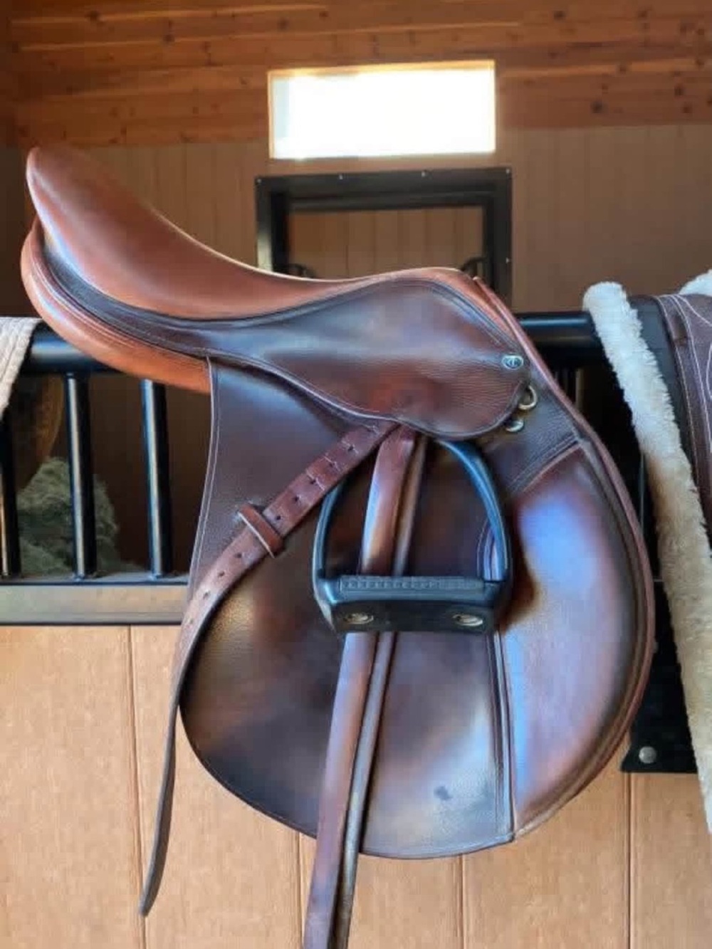 Tad coffin 17” wide tree Equestrian Saddle